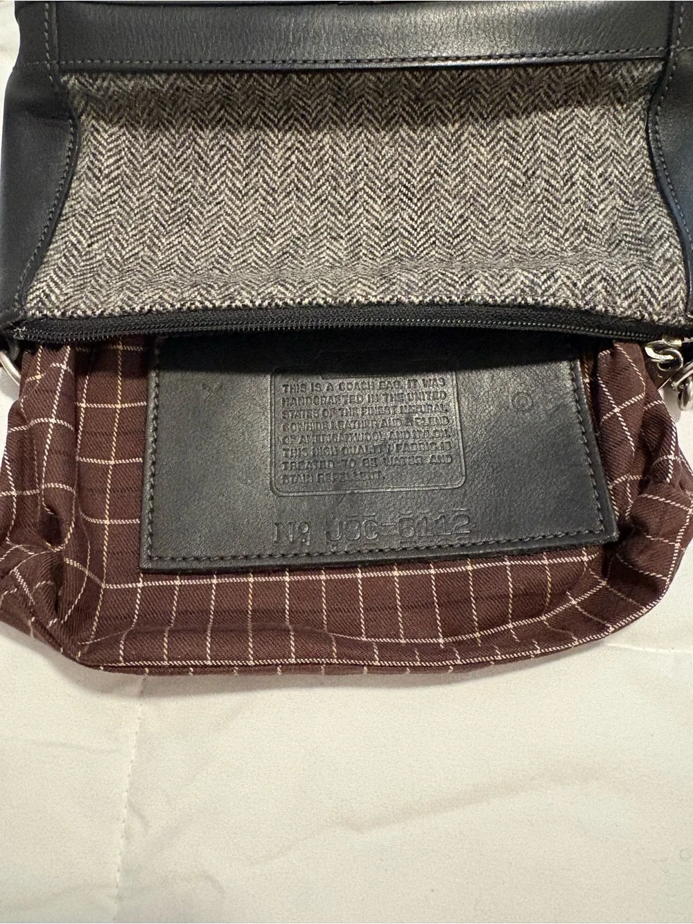 Coach Vintage Tweed Bleecker Demi #6112